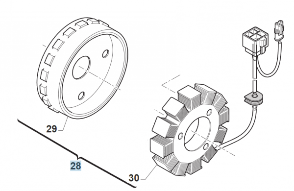GENERATOR KOK 9022 ES KOK/SUM, # F15550.02`